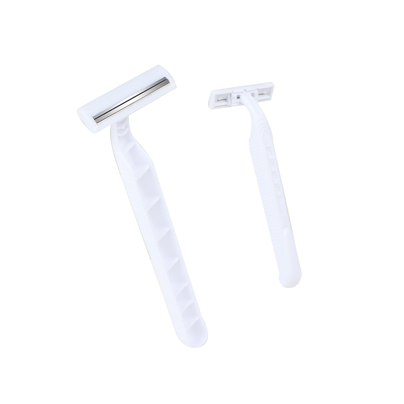 D211 Stainless Steel Blade with Long Plastic Handle Hotel Disposable Razor
