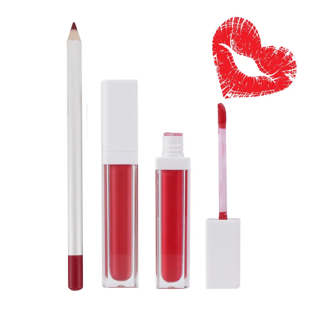 Vegan Private Label Matte Lipstick Vendor Lip Liner and Lip Gloss Kit