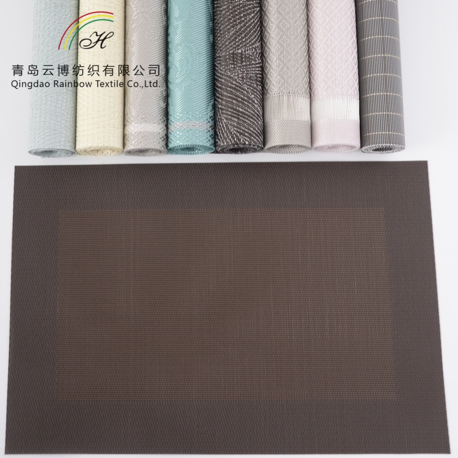 Cheap Custom Restaurant Home Non-Slip Coffee Coasters Wedding PVC Placemat for Dining Table