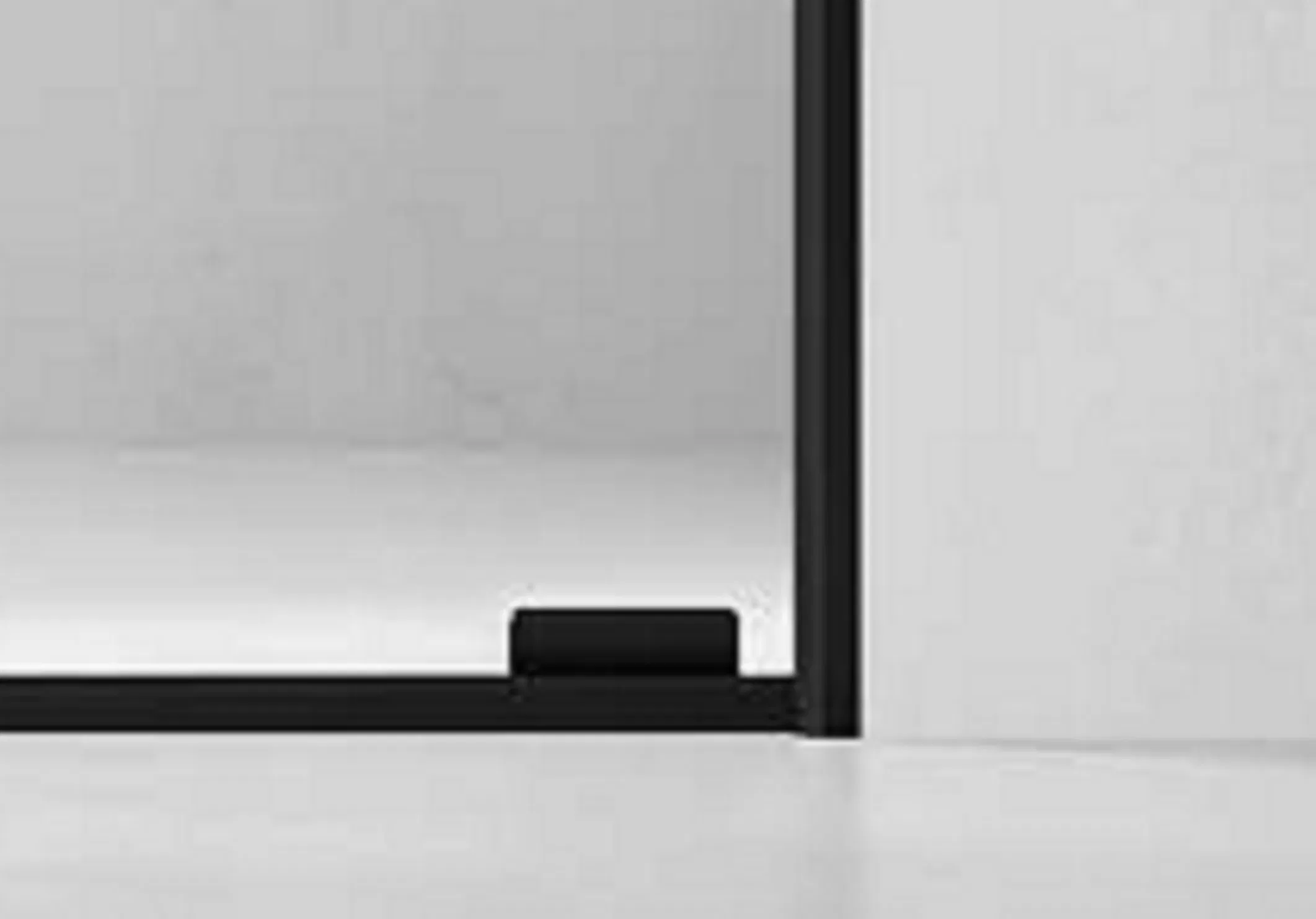 Modern Sliding Shower Door with Elegant Faucet Design