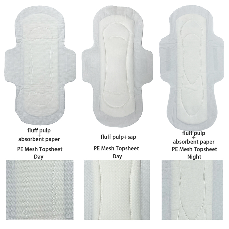 Newly Upgraded Ultra-Thin Nude Skin Sucking Surface Breathable Disposable Sanitary Napkins