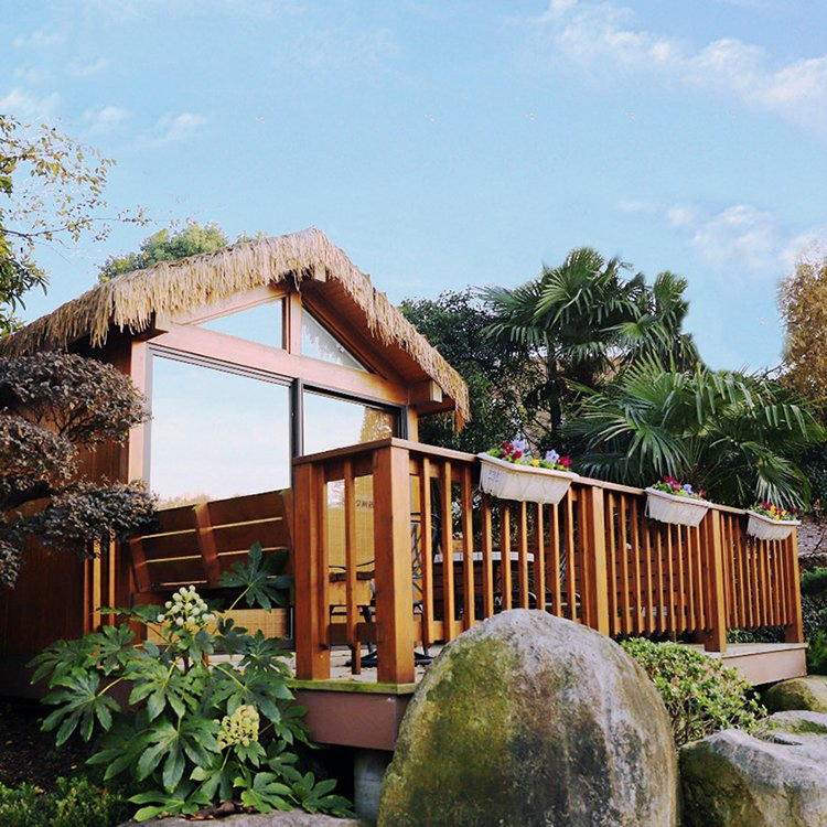 Rustic Home Thatched Wooden House Prefabricated Houses Australia Builders Design Small Modular House Kits