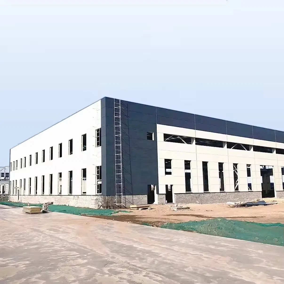 Luxury Prefabricated Steel Structure Metal Construction Industrial Building for Warehouse
