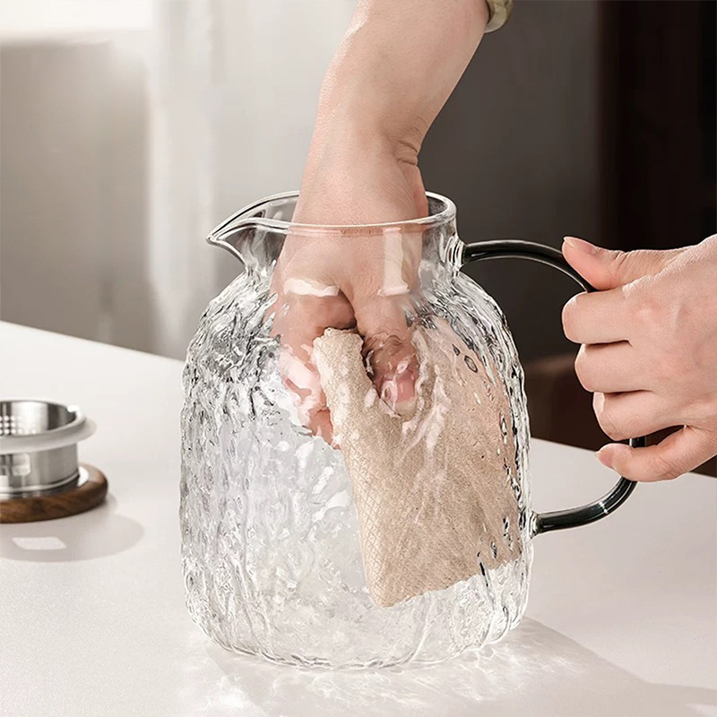 Heat-Resistant Glass Cold Kettle Large Capacity Transparent Tea Pot Water Jug
