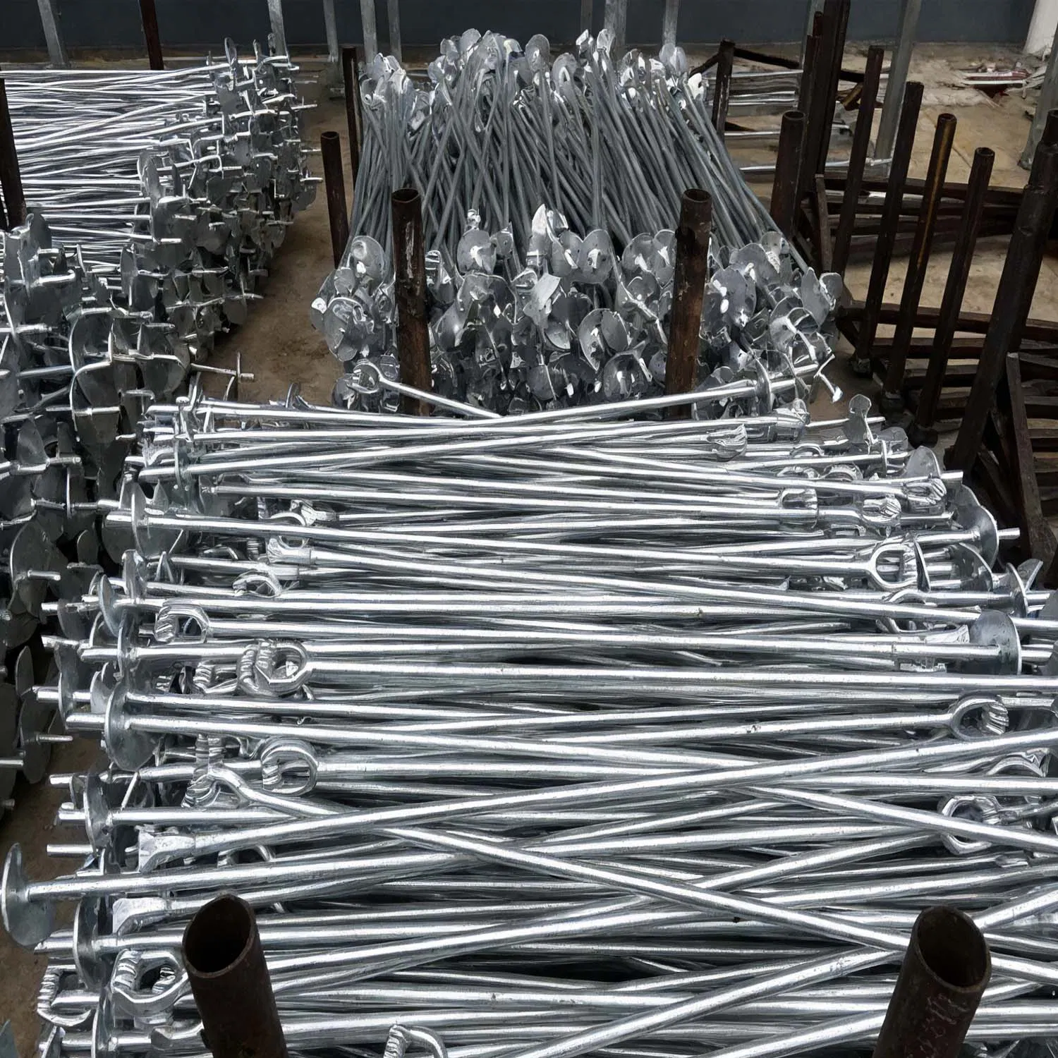 ASTM Icc-Es Galvanized Screw-in Helical Deadman Tieback Ground Earth Screw Soil Anchor