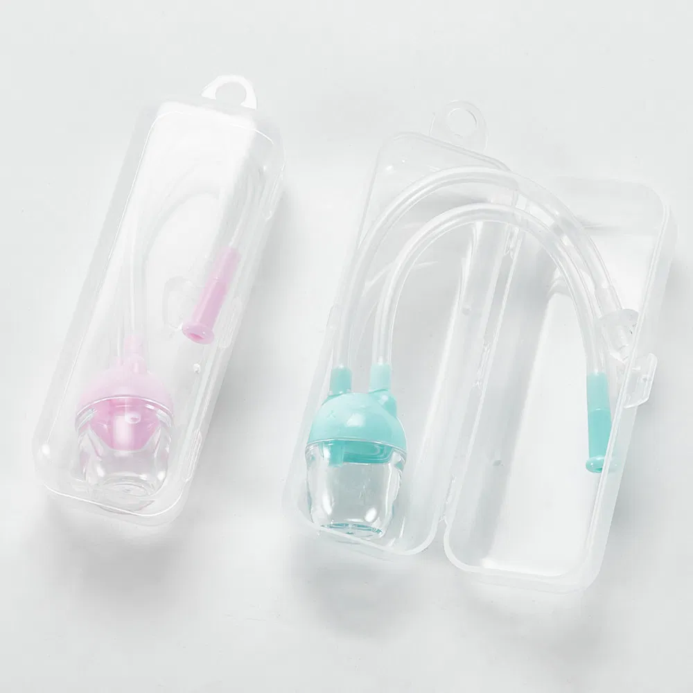 Wholesale BPA Free Blue Manual Baby Nose Cleaner Nasal Aspirator