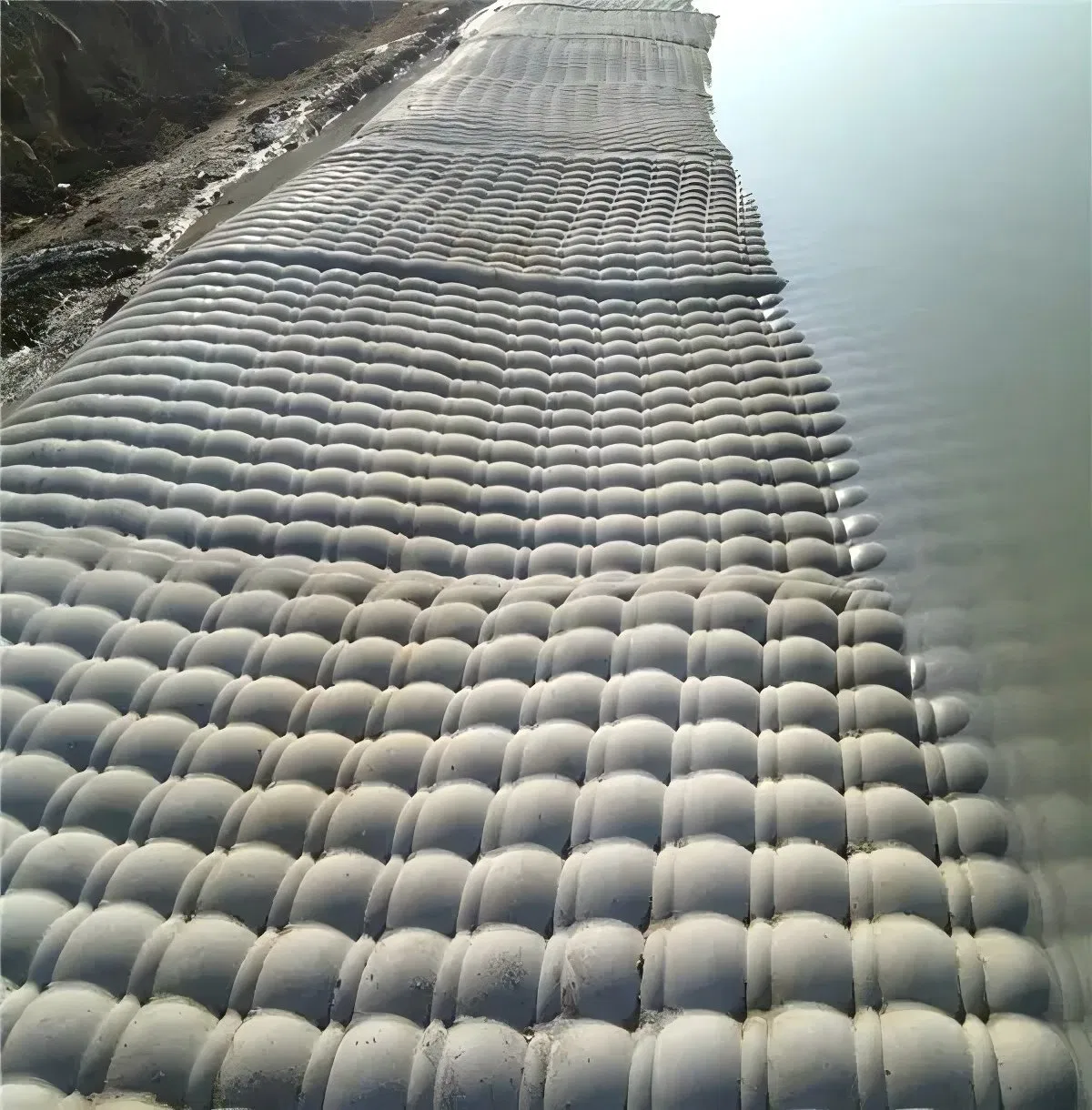 Geovance Concrete Linings Geotextile Mattress Cement Mattress River