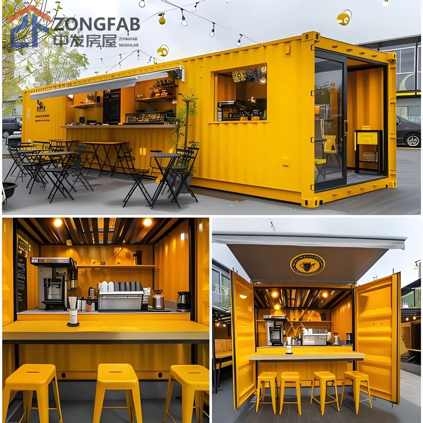 Commercial Business Mobile Modular Container House for Villas Living Homes