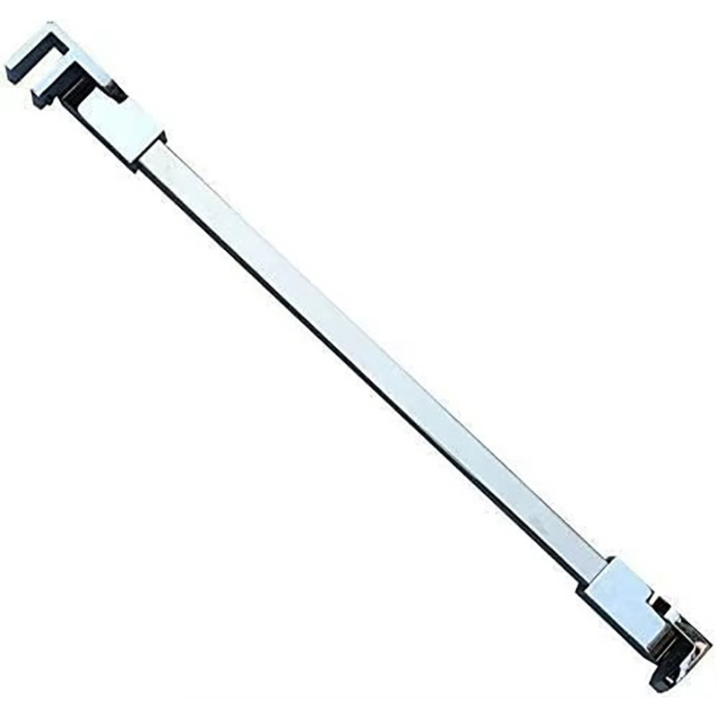 Glass to Wall 45-Deg Shower Rail Support Bar System - 1000mm Length Bathroom Accessories