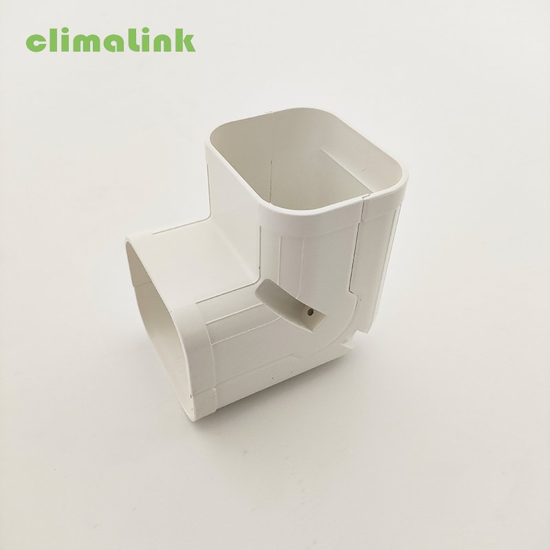 Manufacturer AC Accessories Mini Split Spare Parts Decorative Air Condiioner Duct Pipe Cover PVC Plastic AC Line Set Cover Kit for Home DIY Decotation