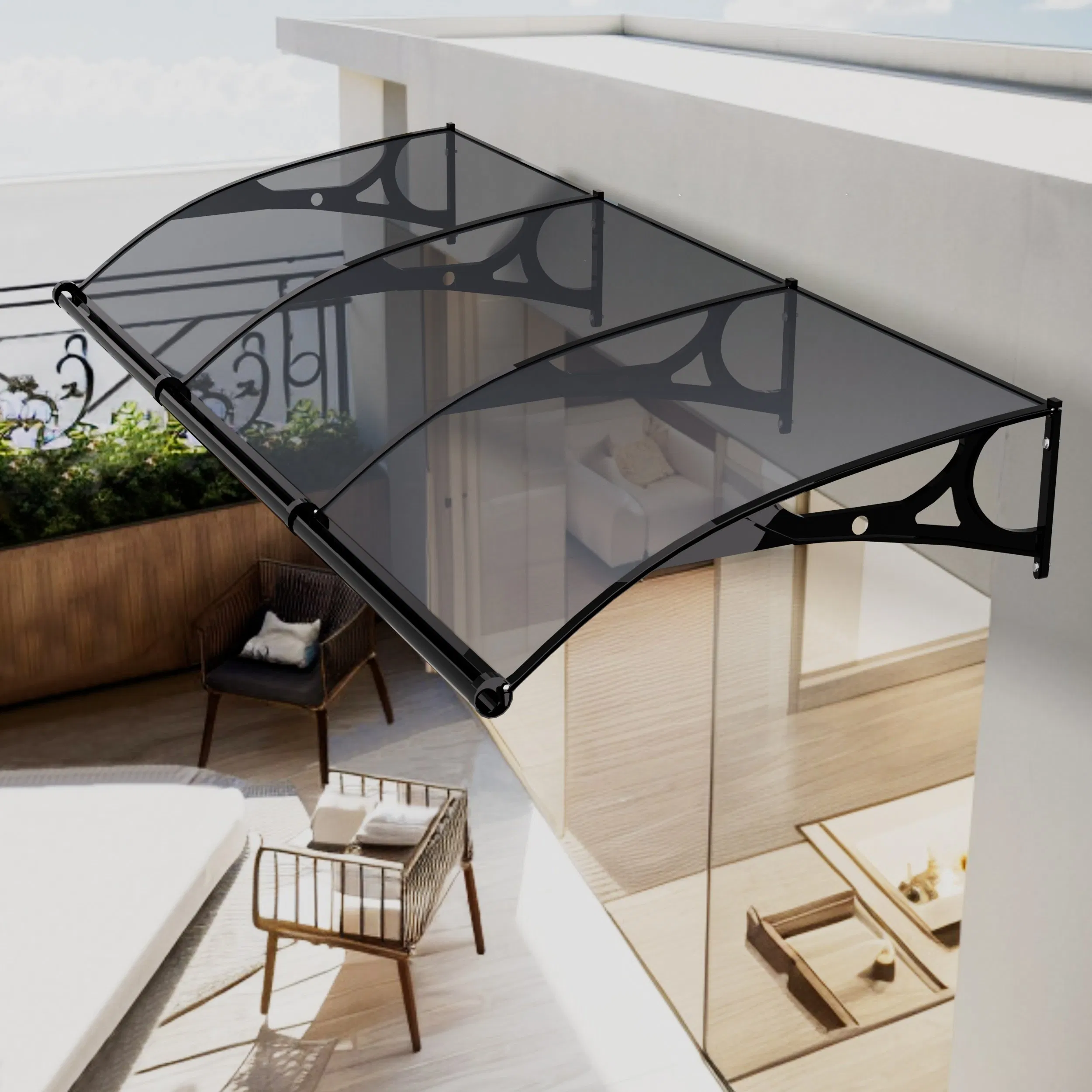 Awnings Exterior Rain and Snow Aluminum Alloy Bracket