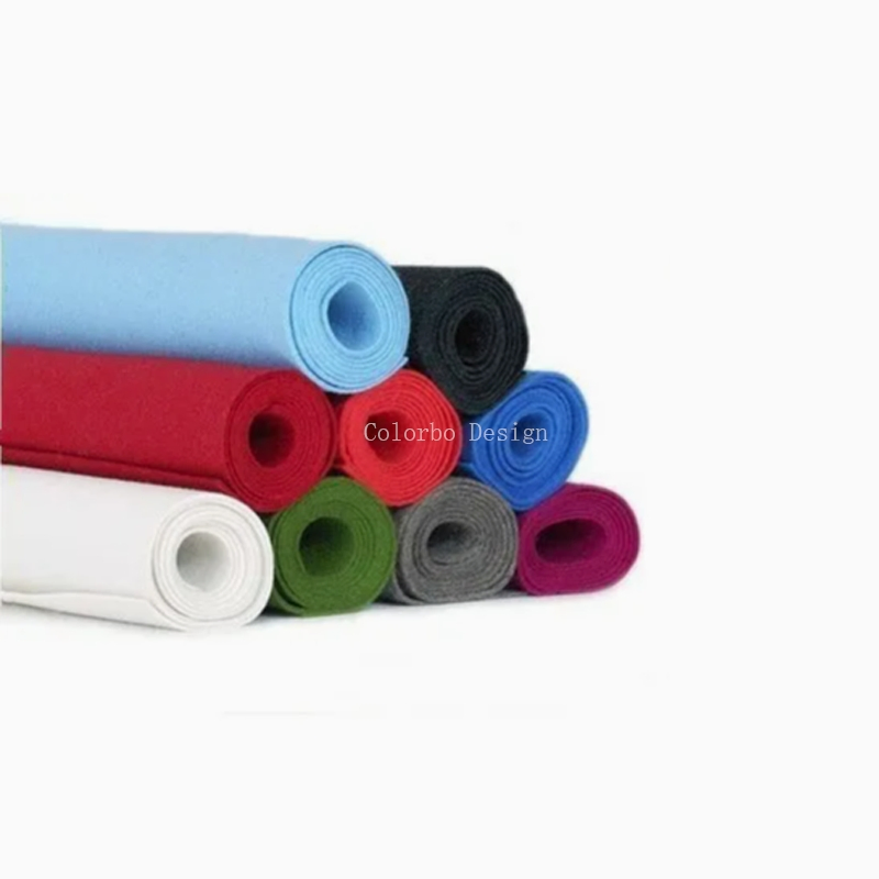 3mm acoustic felt decoration of interior design material