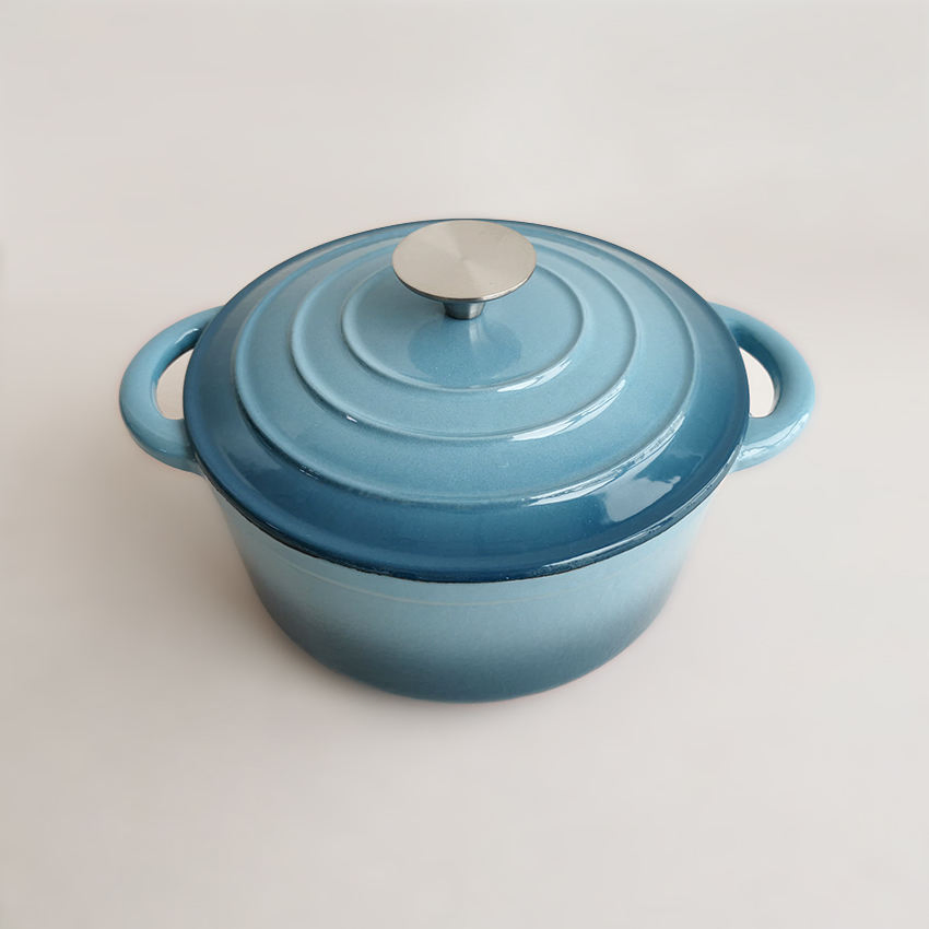 Чугунная эмалированная жаровня Dutch Oven 6QT