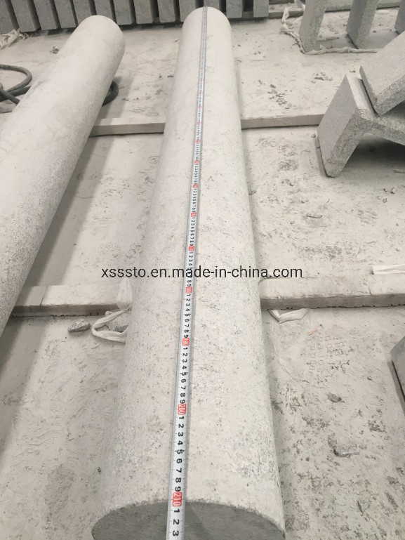 Natural Stone Bush-Hammered G602 Granite Post Caps