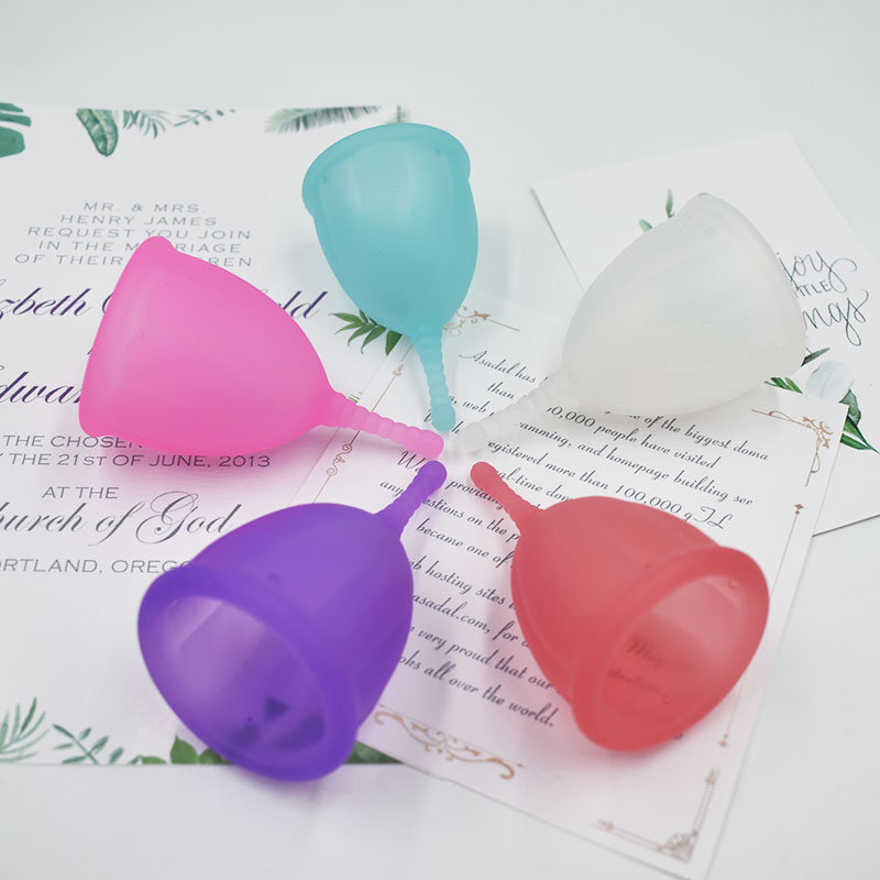 Reusable and Eco Friendly Medical Grade Silicone Women Period Cup Copa Menstrual