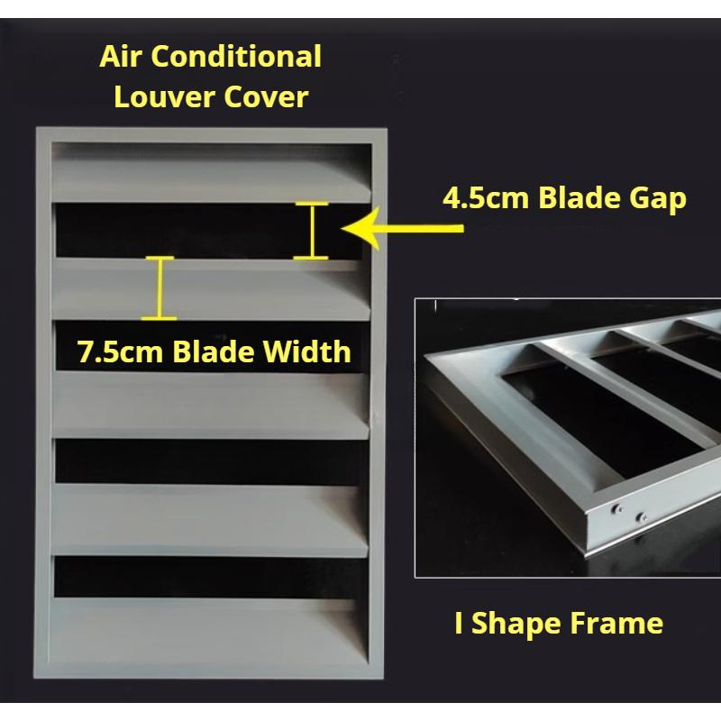 Fasec Adjustable Aluminum Louvers Blades Louver Vent Inserts Blinds Shutters for Window