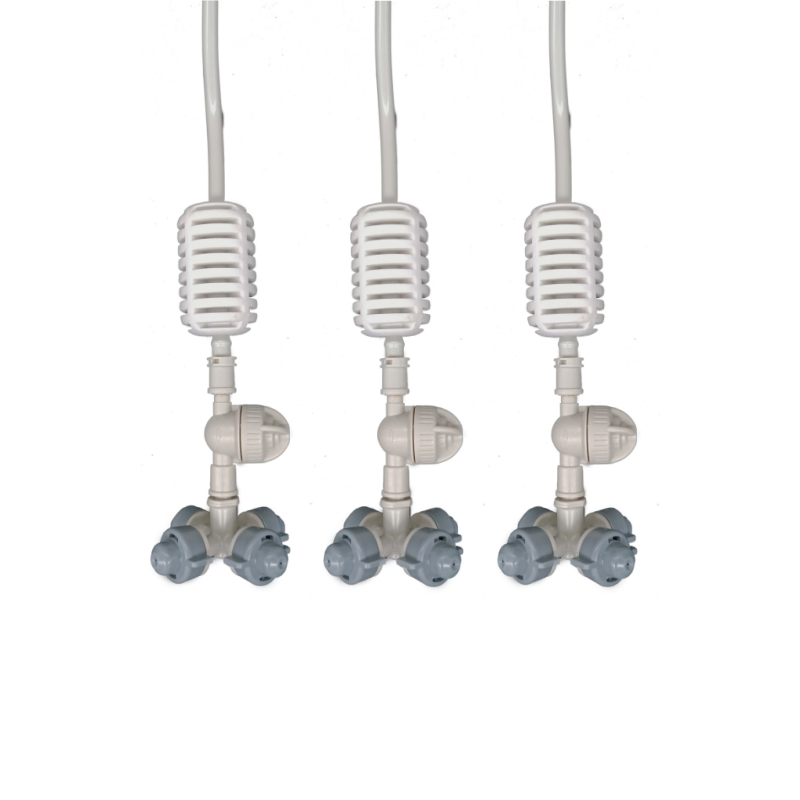 Irrigation Sprinkler Four Outlets Mist Nozzle Misting Atomizing System for Greenhouse Irrigation System