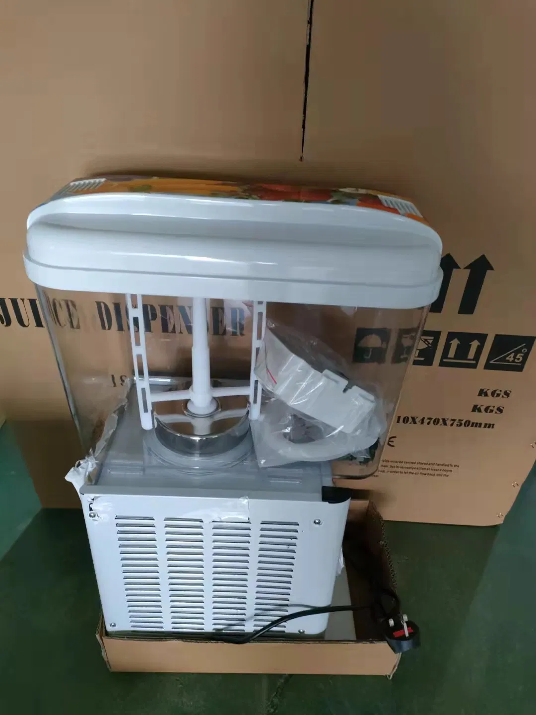 Commercial 1 Tanks Cold Juice Dispenser Beverage Large Capacity Drink Dispenser