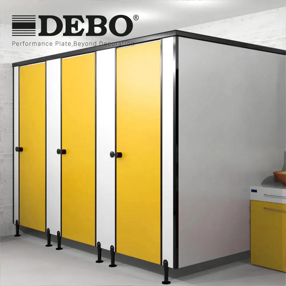 Debo HPL Waterproof Public Toilet Partition/ Bathroom Partition/ Wc Divider Board Toilet Partit Cubicle Price