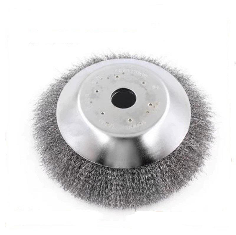 6inch Steel Wire Weeding Brush for Cut Glass