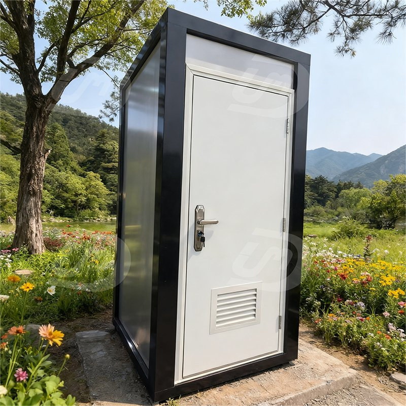 Outdoor Prefabricated Prefab Container Restroom Mobile Public Single Wc Toilet Portable Bathroom