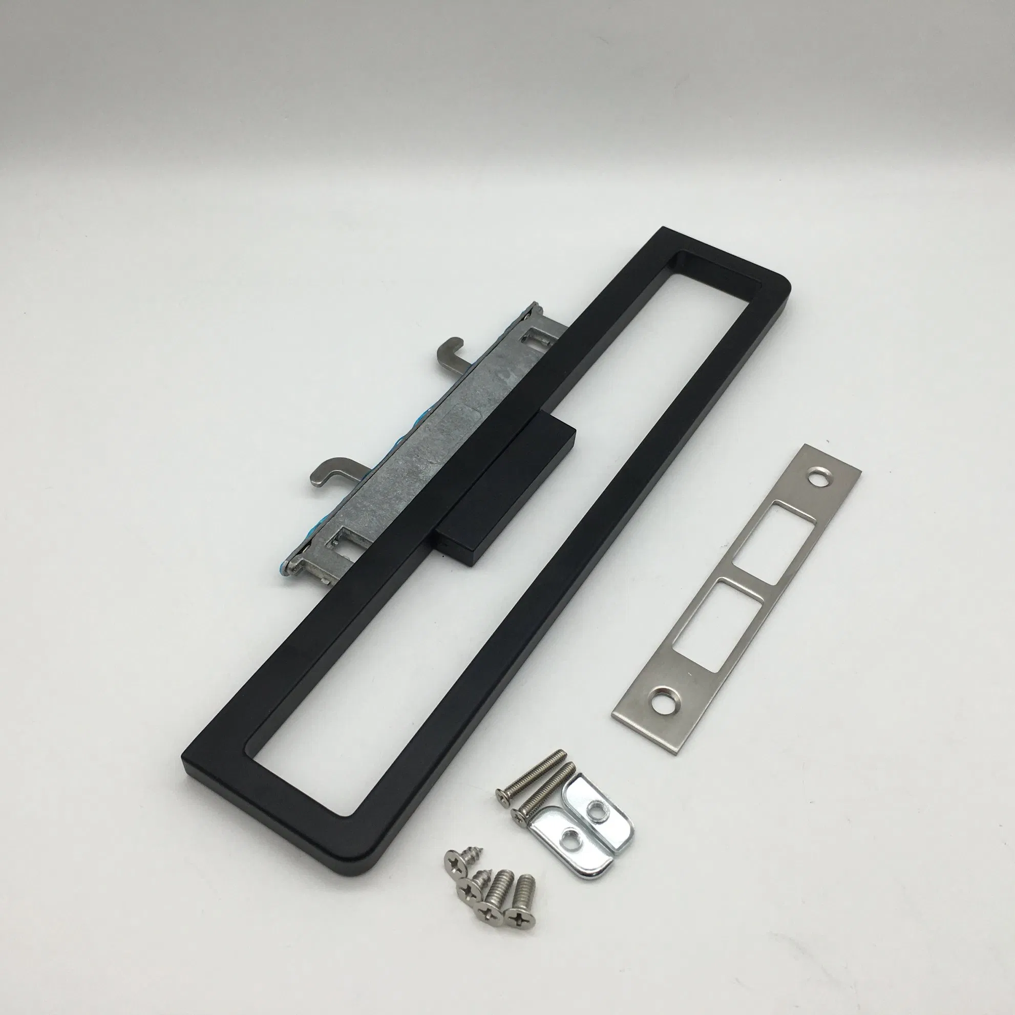 Narrow Aluminum Profile Linkage Sliding Aluminum Door Handle with Lock
