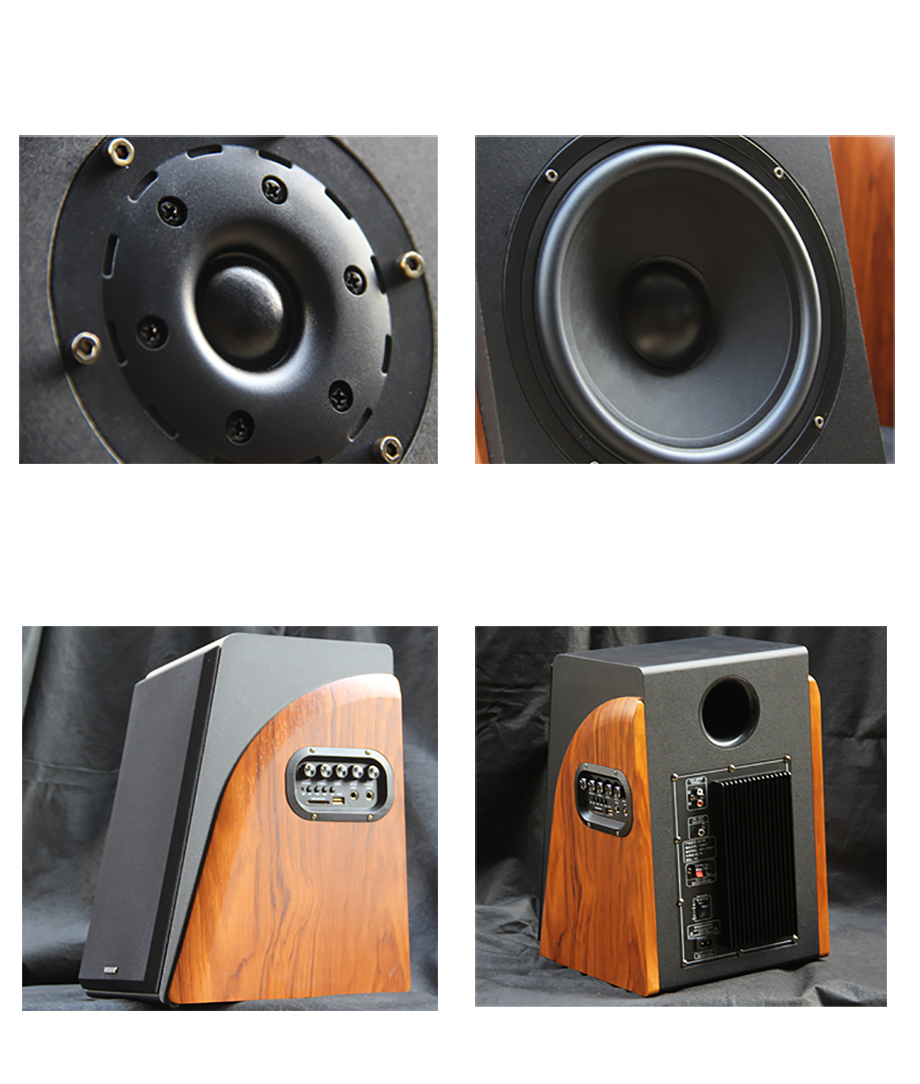 Активная полочная акустика HiFi с 8-дюймовым вуфером