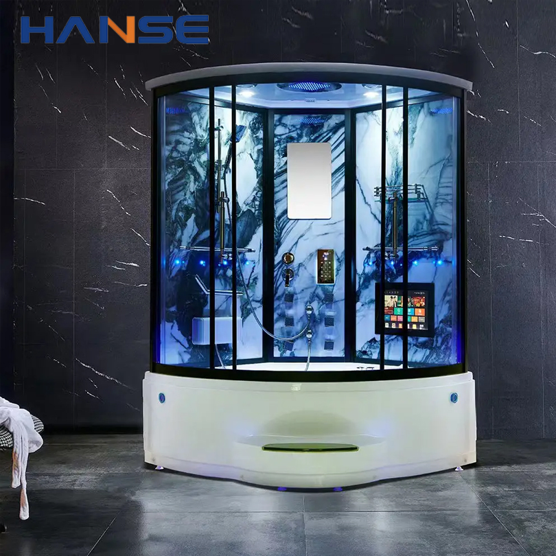 Cheap Price Personal Home Bathroom Complete Wet Steam Shower Room with Massage