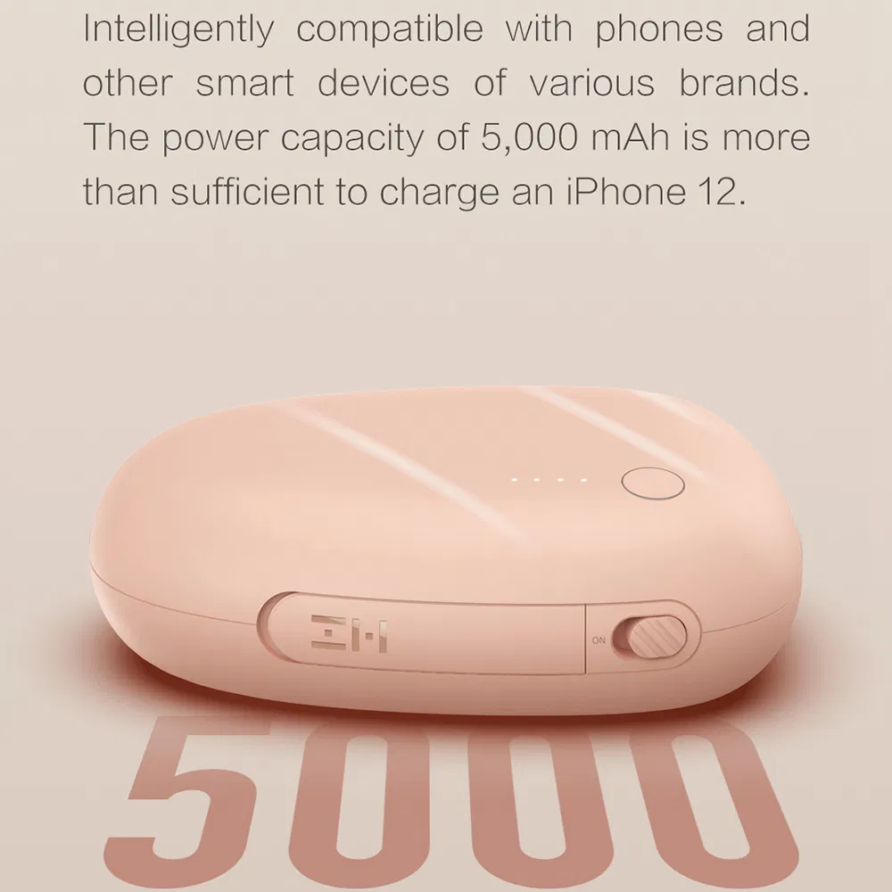 ZMI NB001 2-в-1: грелка для рук и пауэрбанк 5000 мАч