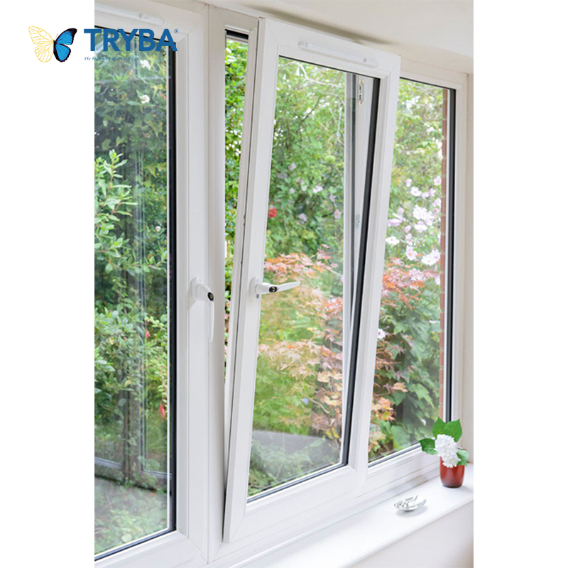 Energy Efficient Low-E Triple Galzed Thermal Break Aluminium Tilt and Turn Window