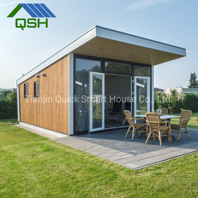 China Supplier with Bathroom and Kitchen/2 Bedroom Steel Tiny Small Wooden Shed Modular/Portable/Mobile/Prefab/Prefabricated House Price for Sales/Tiny/Guest