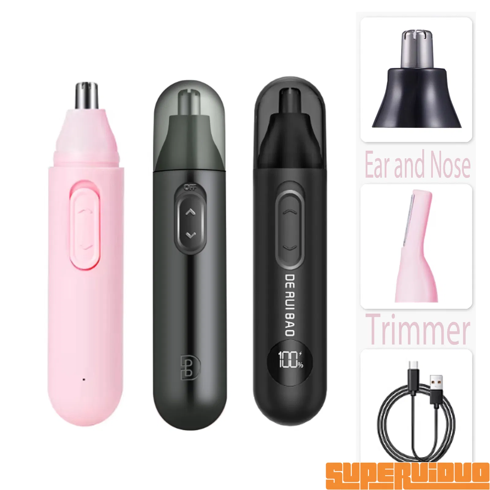 Efficient Motor High-Torque Performance Nose Hair Trimmer
