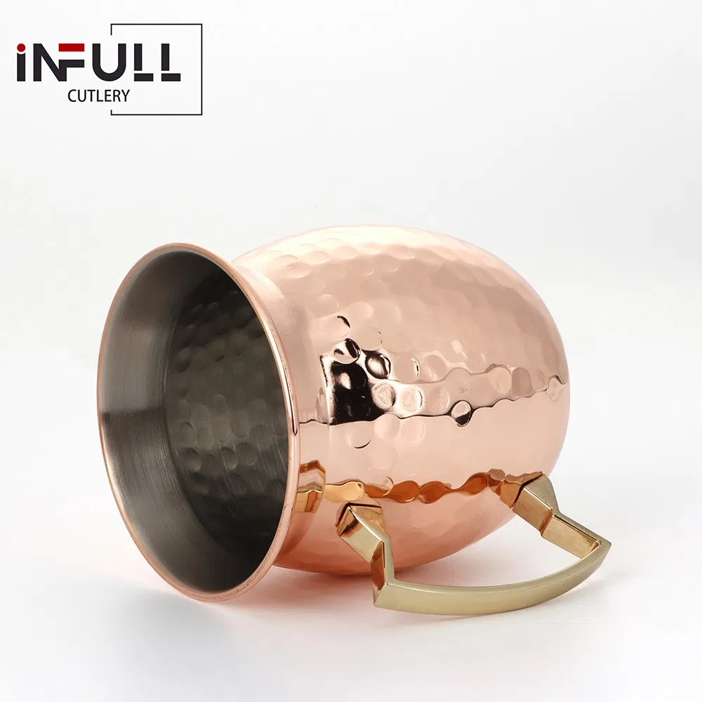 Wholesale Copper Plated Sturdy Mug for Coffee Beer Cocktail Customized
