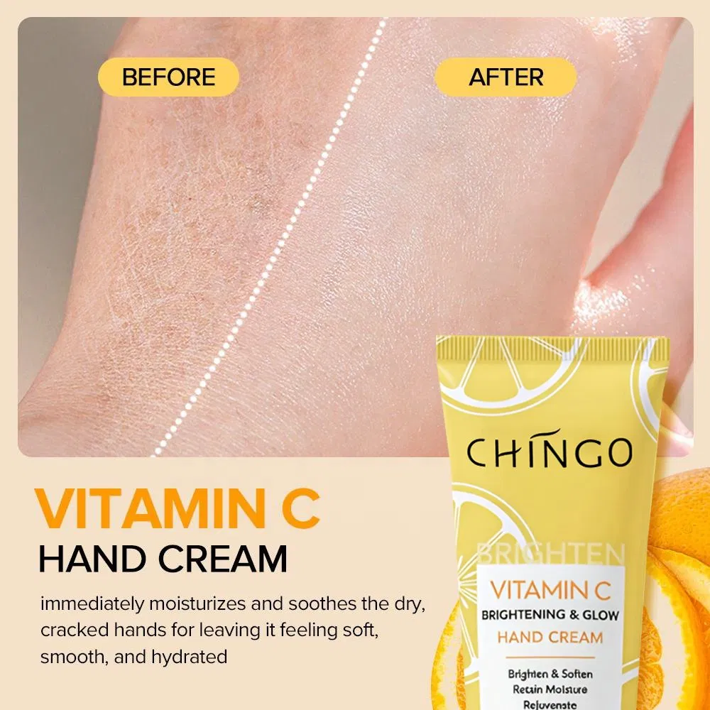 Brightening Evening Skin Tone Moisturizing Nourishing Non-Greasy Vitamin C Hand Cream