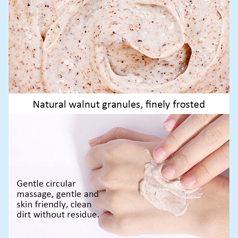 Private Label Wholesale Vegan Whitening Whipped Exfoliating Cream Shea Butter Fruit Sugar Body Scrub