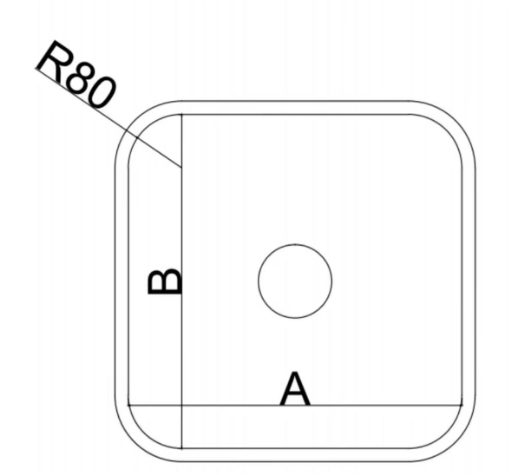 Industrial 304 Stainless Steel Punching Single Bowl Sink for Hotel Restaurant