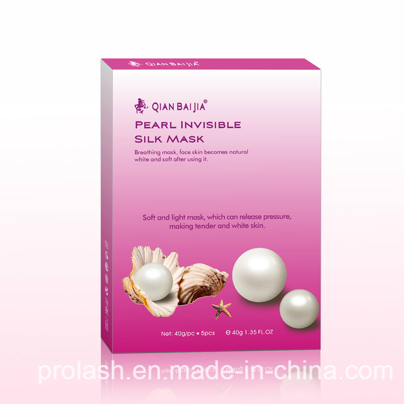 Cosmetic Natural Pearl Whitening Moisturizing Silk Facial Mask