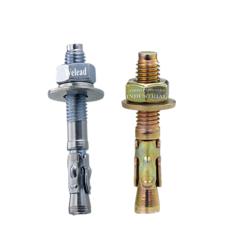 Анкерный клиновой болт с оцинковкой для бетона