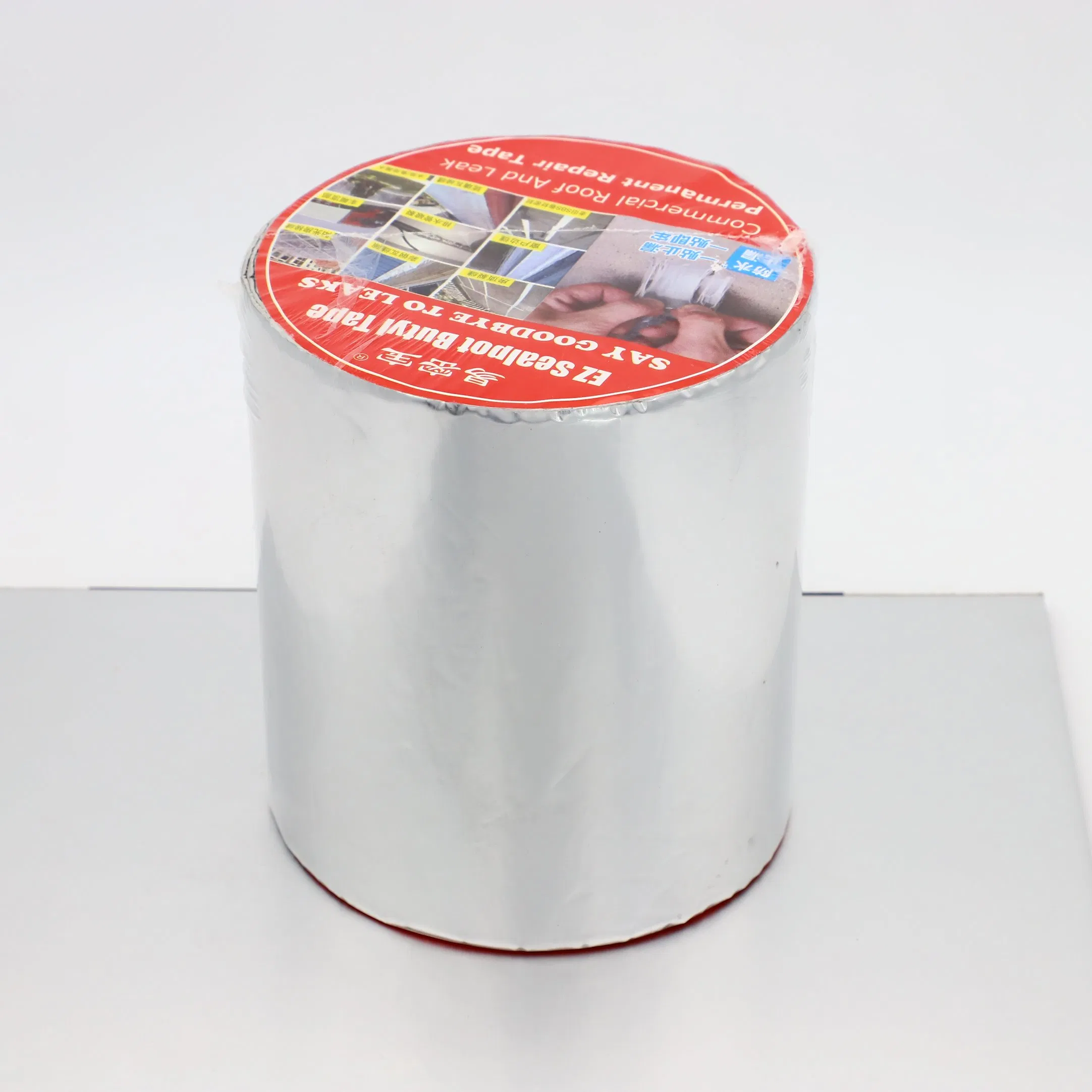 Butyl Tape Waterproof Sealing Tape Aluminum Foil Tape, for RV Repair, Window, Silicone, Glass & Edpm Roof Leak Patching, Boat and Pipe Sealing, Silver, 8inch X1