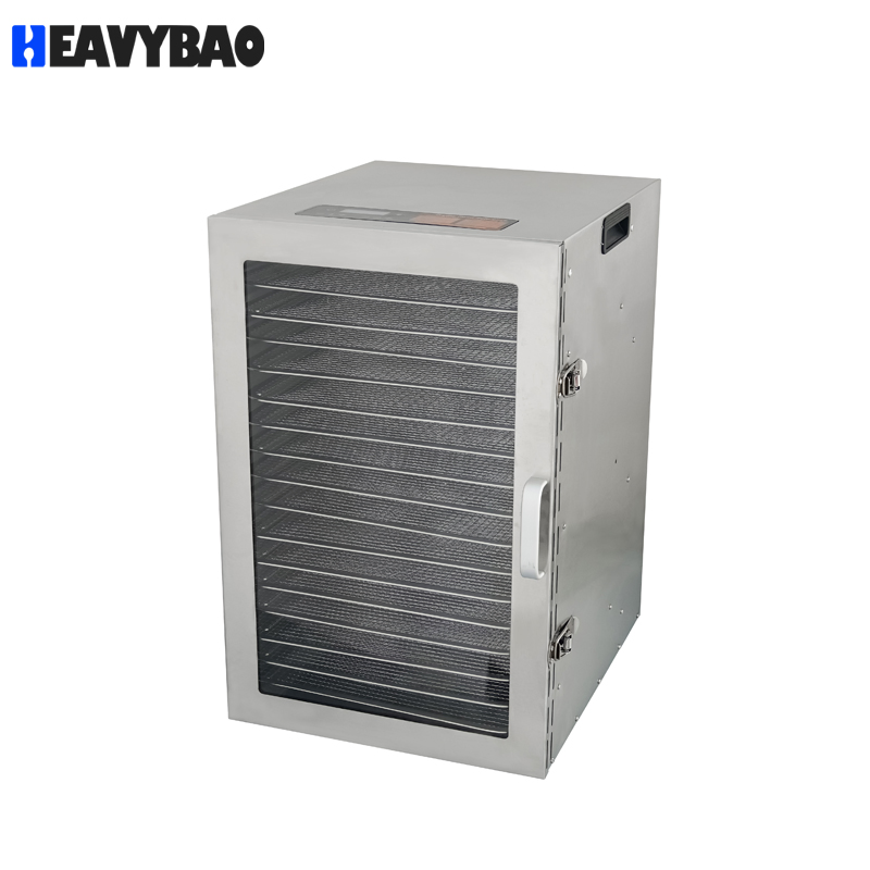 Heavybao Factory Direct Supplier 16 Layer Electric Commercial Snack Pet Food Fruit Dehydrator Dryer