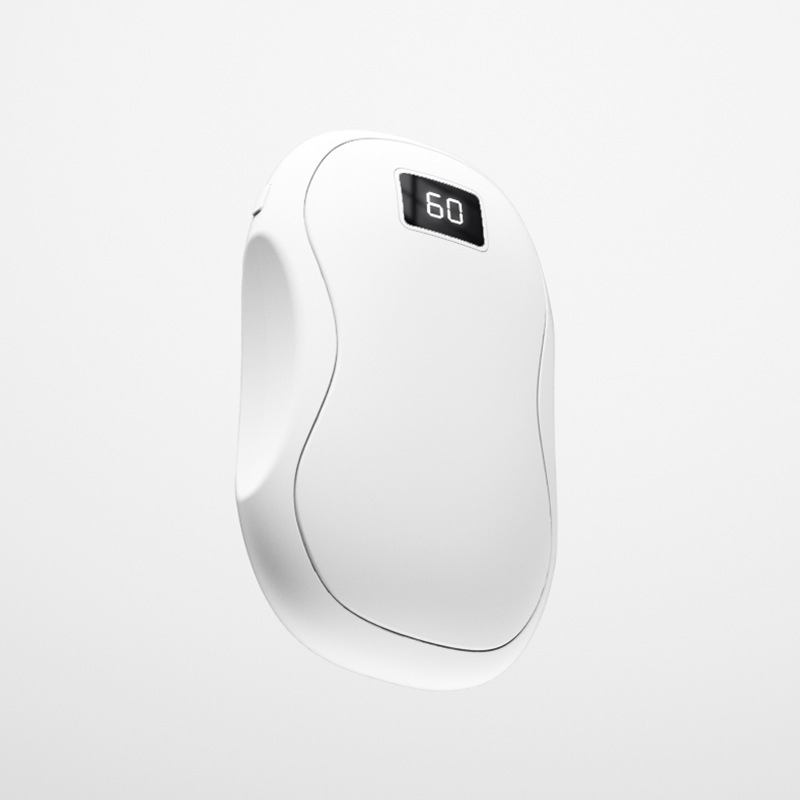 Cross-Border New USB Mini Rechargeable Three-Speed Digital Display Hand and Foot Warmer