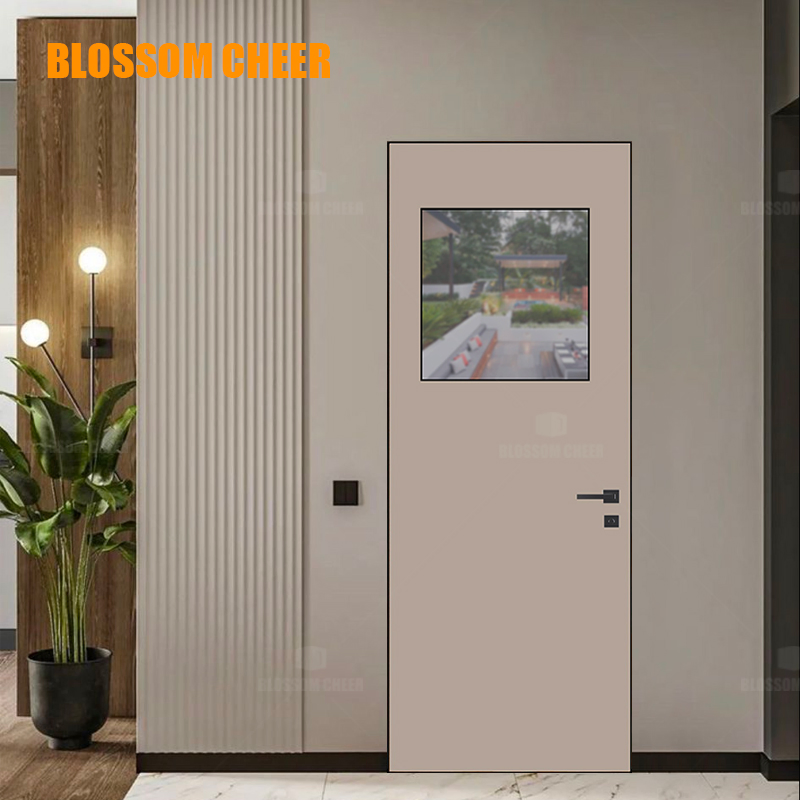 Stylish Aluminum Frameless Door Featuring UV Protection Coating
