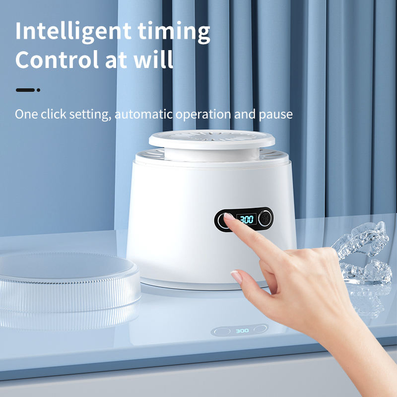Heating and Drying Function Cleaner Washing Retainer Machine Professional Jewelry Retainer Denture Ultrasonic UV Cleaner