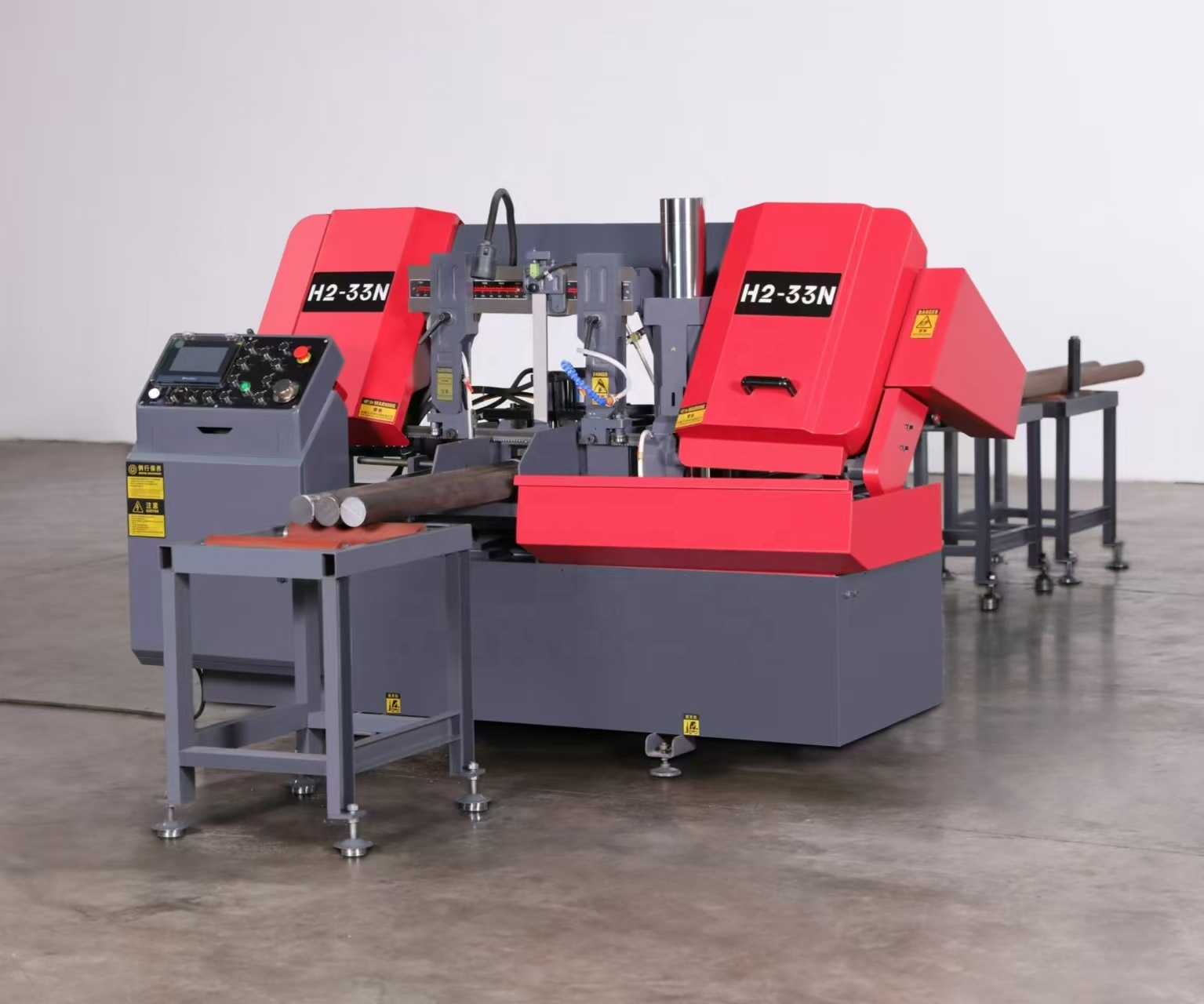 Ленточная пила по металлу автоматическая компактная с PLC