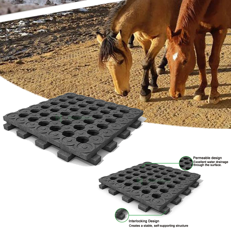 Stable Flooring Solutions Mud Control Grids Interlocking Livestock Mud Control Mat System