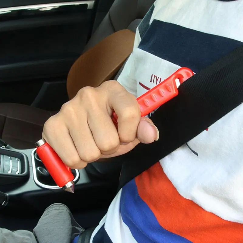 High Quality Car Emergency Safety Hammer Seat Belt Knife ABS Carbon Steel Car Auto Car Window Glass Breaker