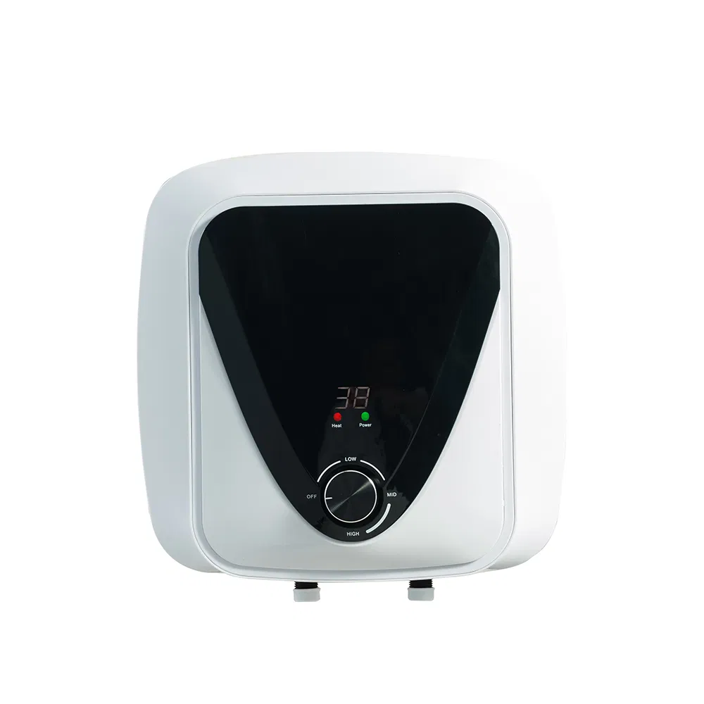 Электрический водонагреватель с цифровым дисплеем, эмалированный бак