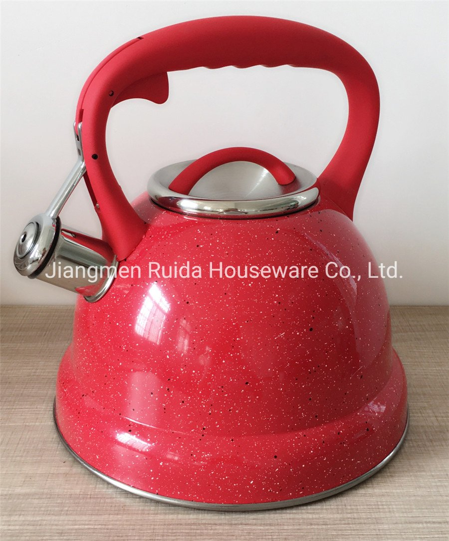 Home Appliance Kitchenware Set 3.0L Stainless Steel Whistling Water Kettle in Power Coating