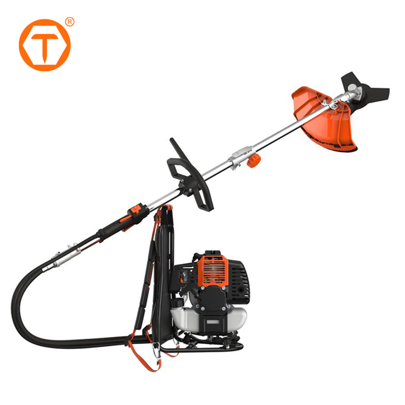 Backpack 2 Stroke Gas Power Lawn Grass String Trimmer Weed Wacker Weed Eater Gasoline Petrol Brush Cutter for Garden Backpack