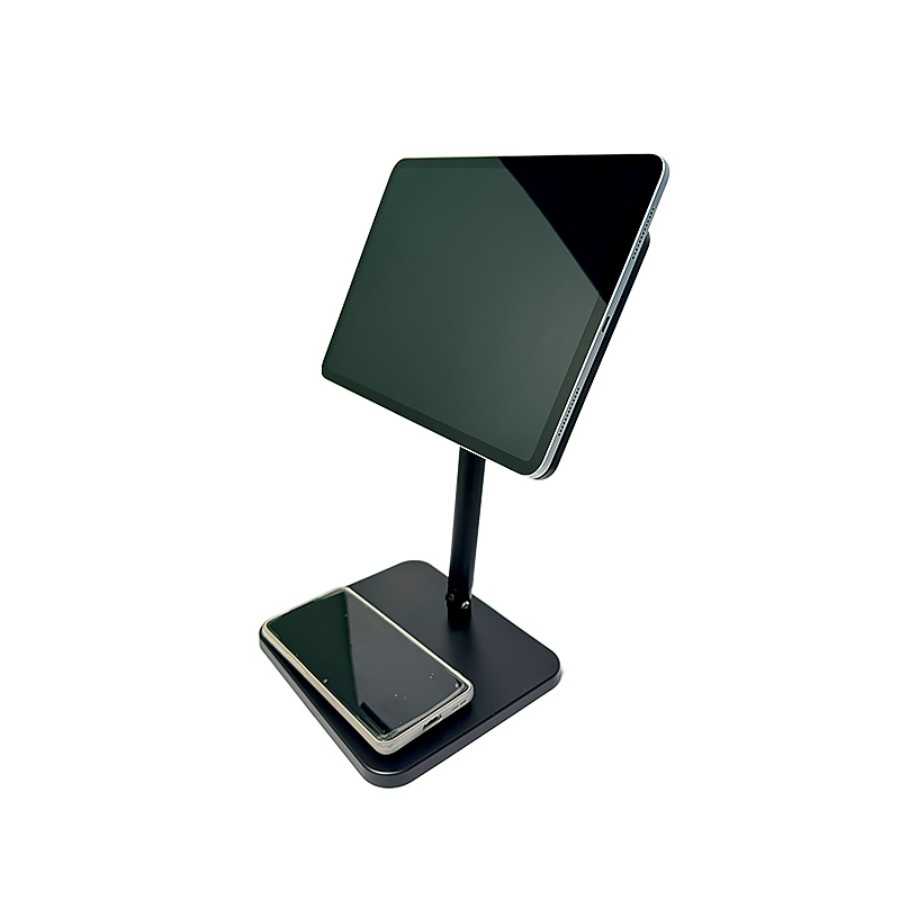The Sturdy Base and Adjustable Arm Charging Stand Provide a Secure and Stable Charging Experience